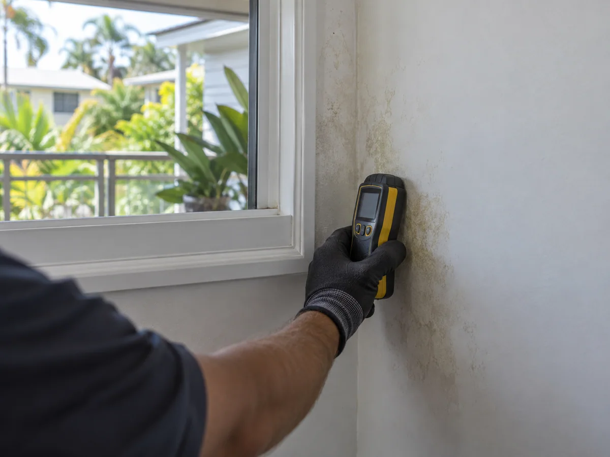 Illustrative moisture assessment service in Brisbane