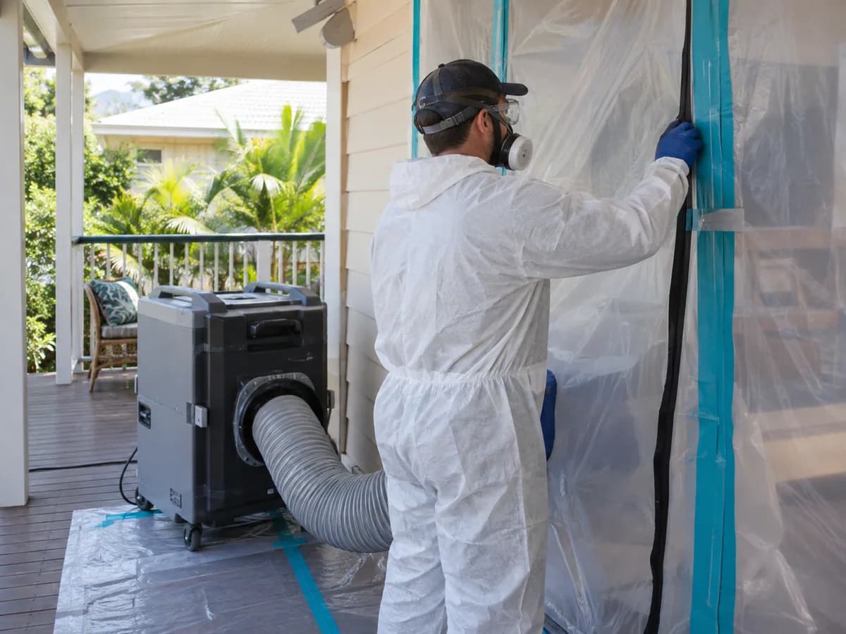 Illustrative mould remediation service in Brisbane